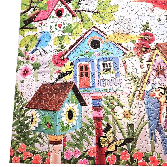 Bits and Pieces BIRDHOUSE GARDEN Jigsaw Puzzle 500 Pieces Kathy Bambeck COMPLETE - Picture 7 of 11